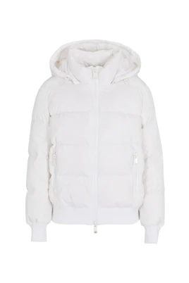 Quilted Hooded Down Jacket