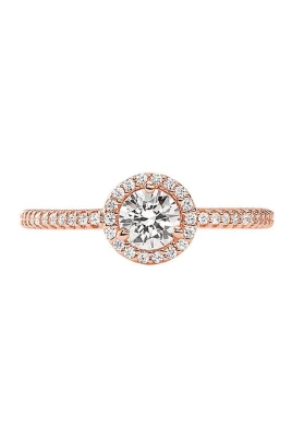 Pavé Halo-ring