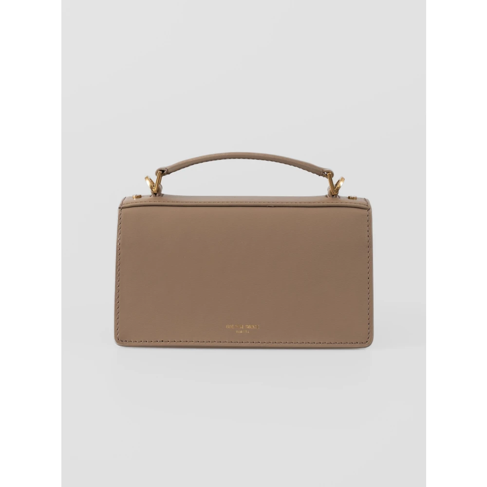 Golden Goose Venezia Small Leather Bag Beige Dames