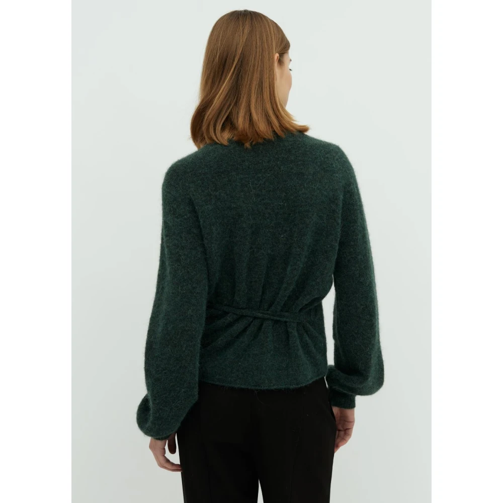 MbyM Groen Gebreid Wikkelvest Udele Green Dames