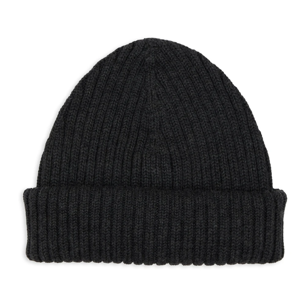 Gallo Unisex effen grijs geribbeld en muts Gray Unisex
