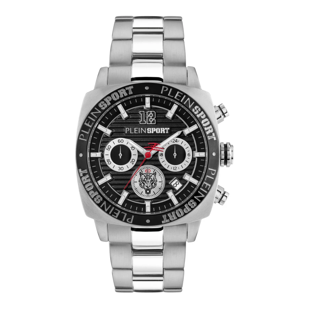 Philipp Plein Men's Gray Wildcat Chrono Watch