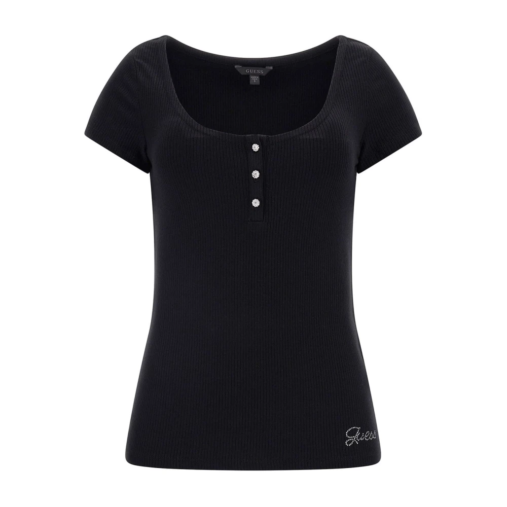Guess - Tops > T-Shirts - Black - Guess - Modalova
