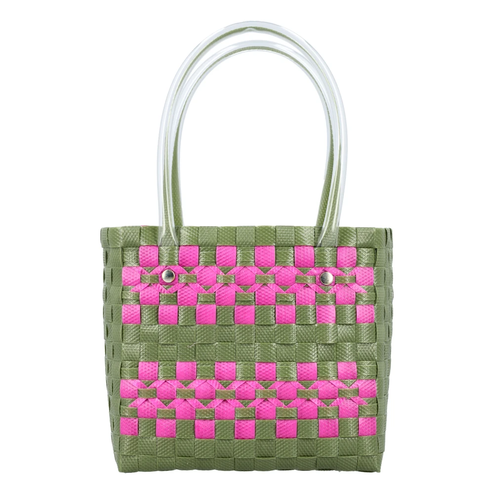 Marni Check Basket Tas Handtas Multi Multicolor Dames