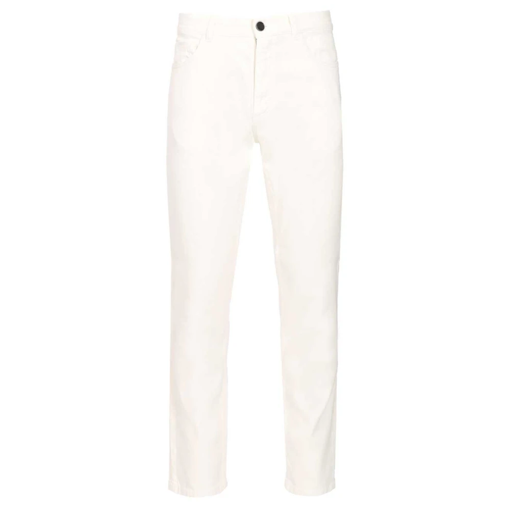 Zegna White Citye Slim-Fit Jeans - Male - Slim Fit Jeans - W33 - Jeans