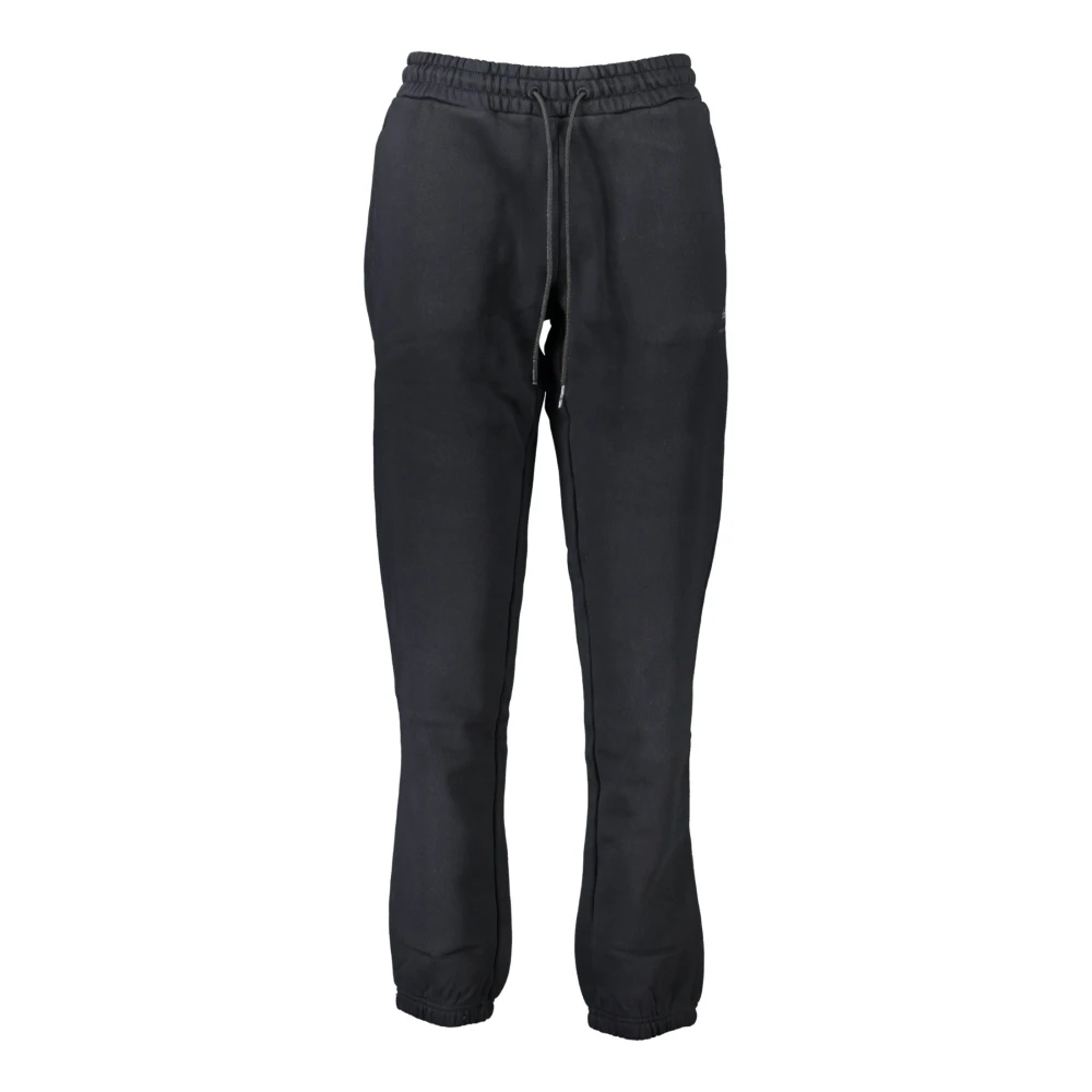 Napapijri Sportieve Zwarte Dames Sweatpants met Borduurwerk Black Dames