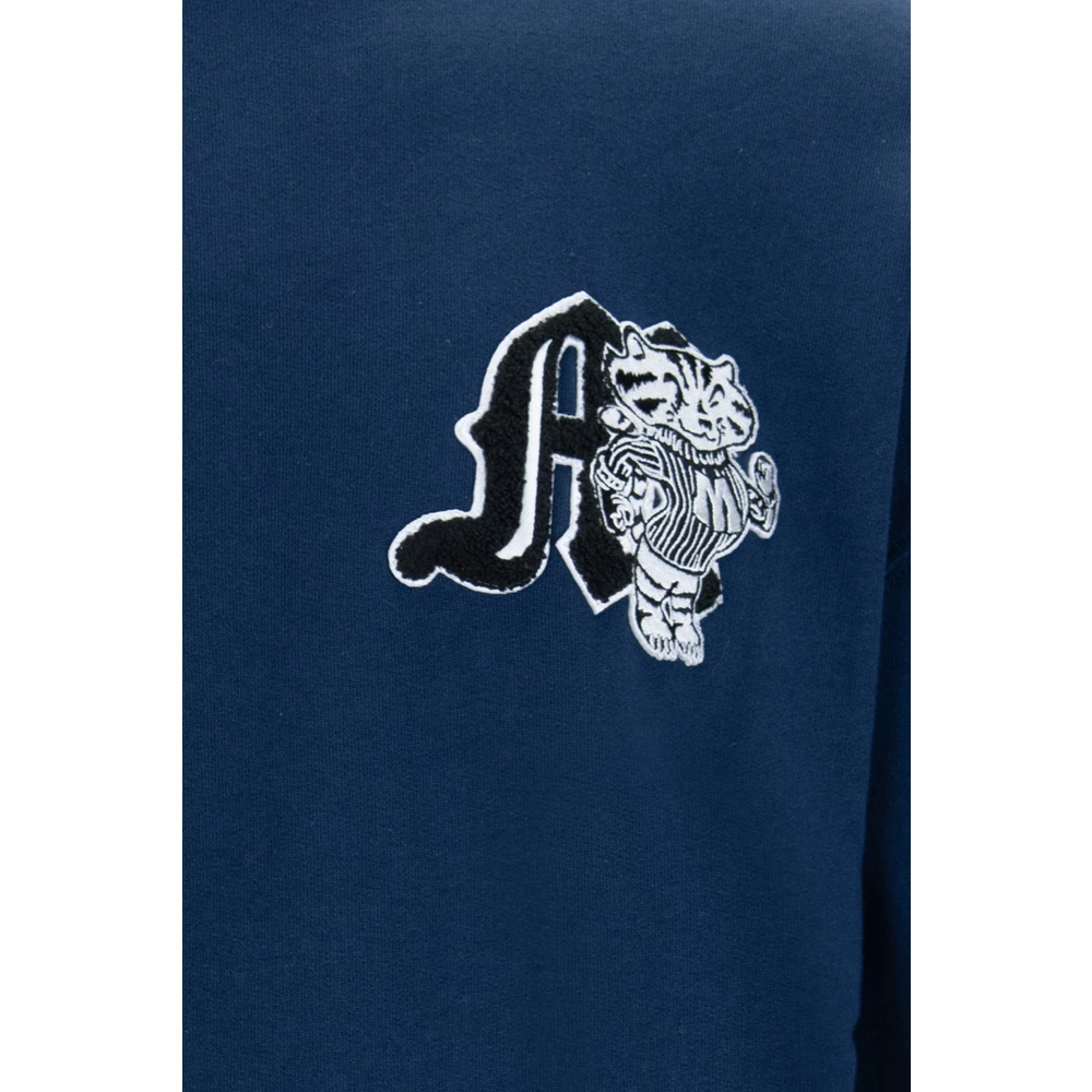 Msgm Heren Pullover Sweater Blue Heren