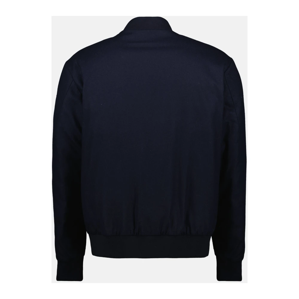 Moncler Omkeerbare Bomberjack Blauw Beige Blue Heren