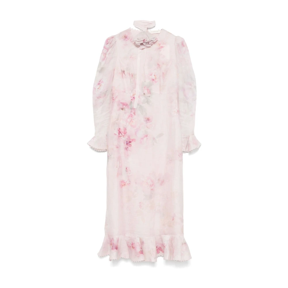 Zimmermann Rosa Jurk voor Vrouwen Multicolor Dames