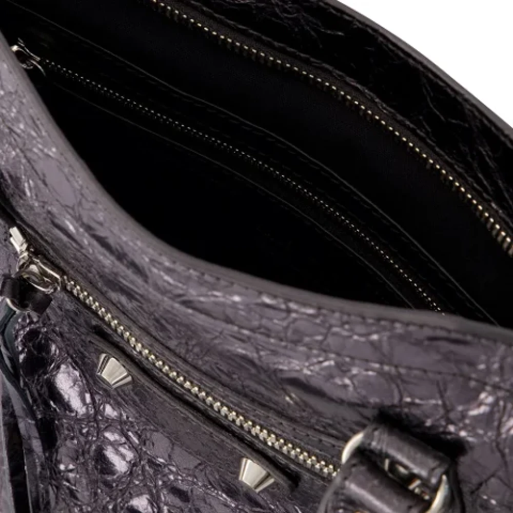 Balenciaga Leather handbags Gray Dames
