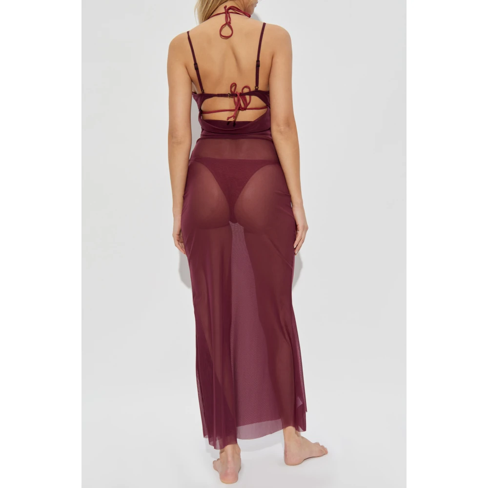 Bond-Eye Cindy Ring Maxi strandjurk Red Dames