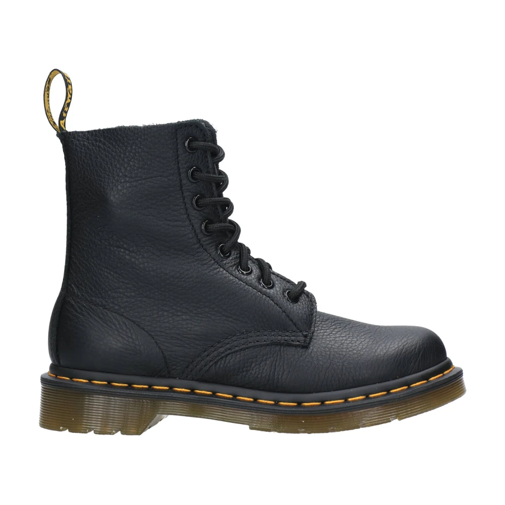 Dr. Martens Women's Black Lace-Up Boots, 3 Uk, 1460 Pascal Virginia Ankle Boots