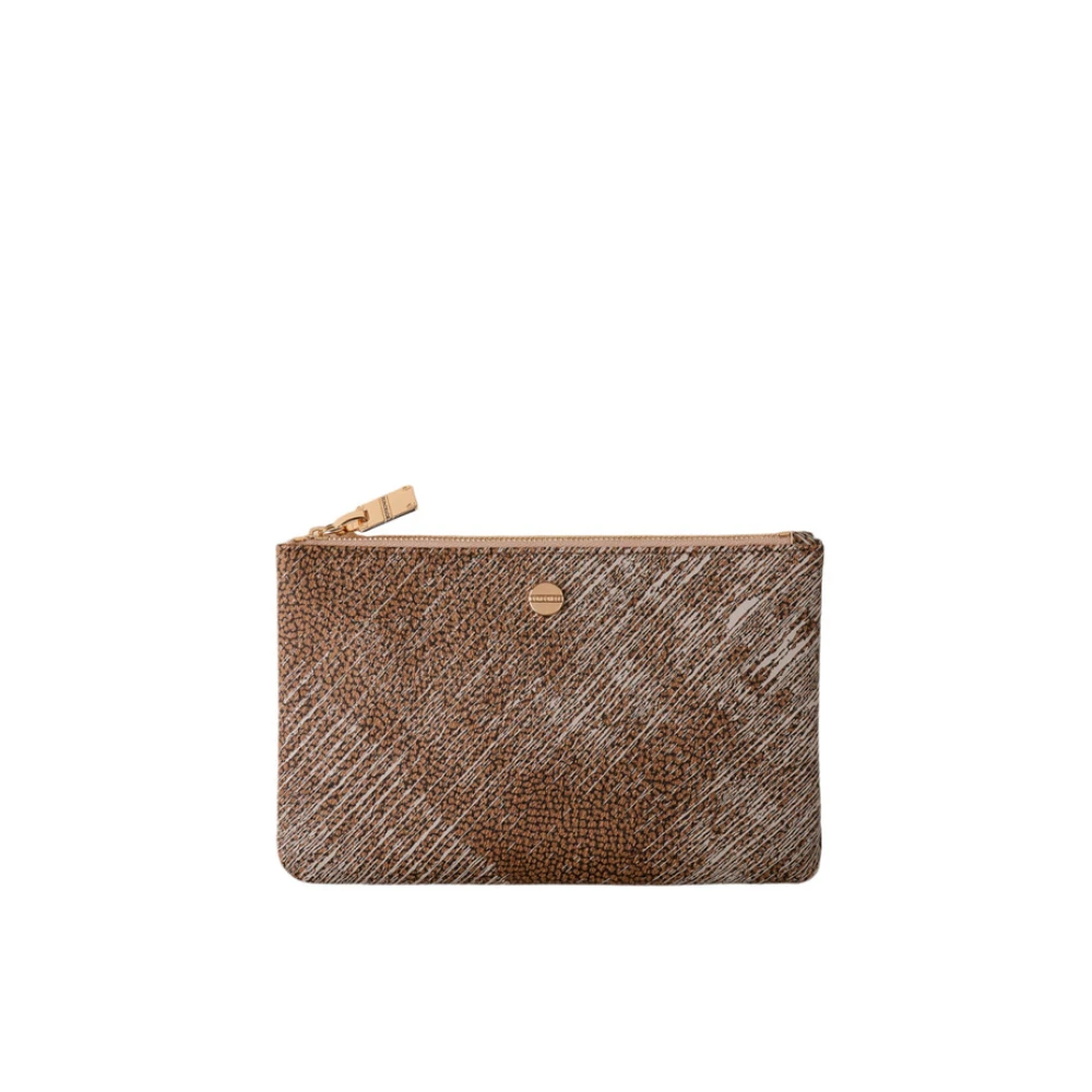 Borbonese Stijlvolle Mini Tas Beige Dames