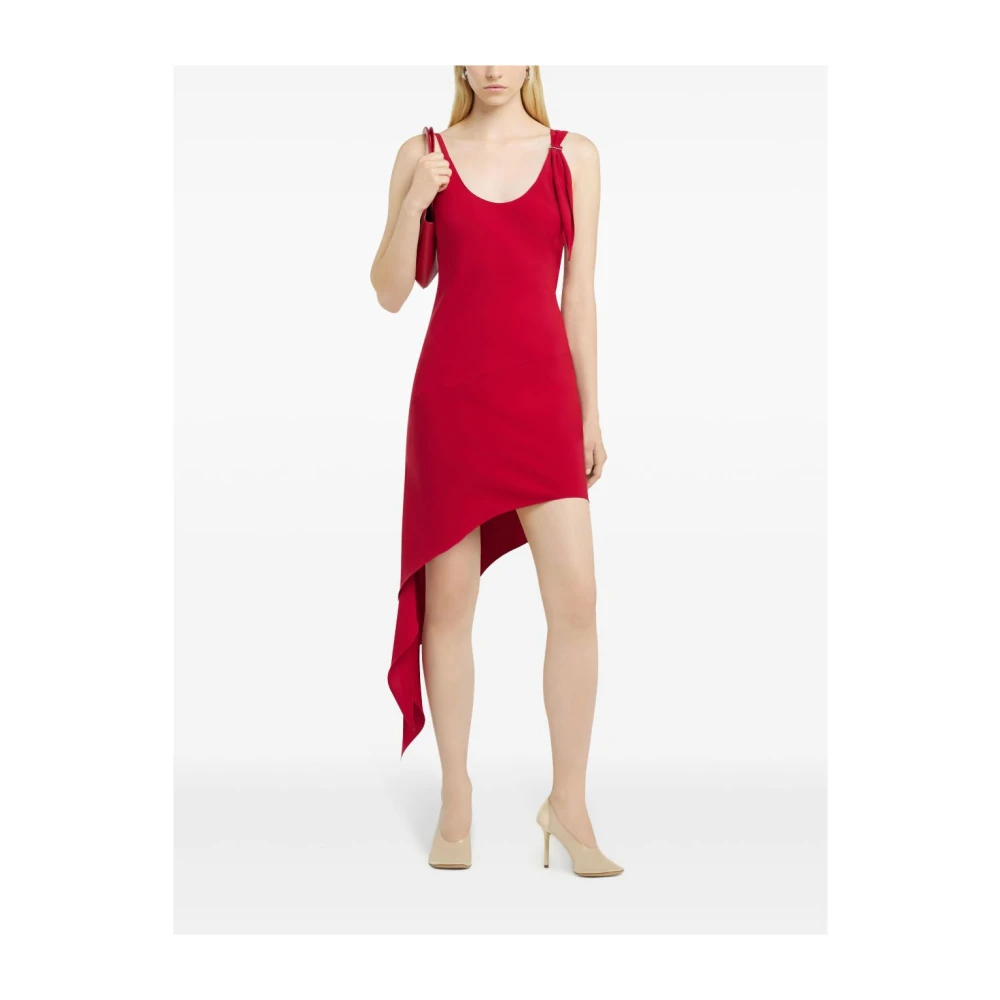 Courrèges Rode Elegante Jurk Damesmode Red Dames