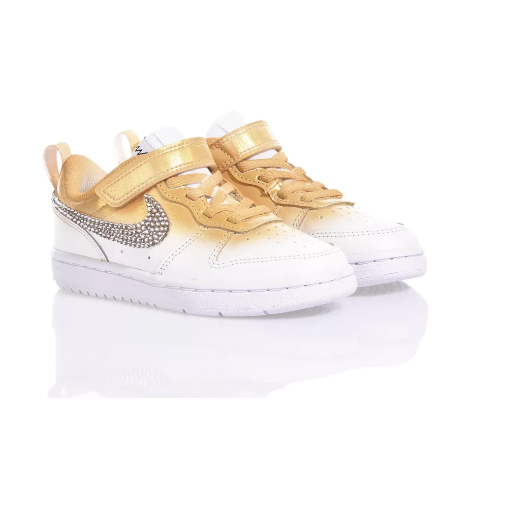 Håndlavet Hvide Guld Sneakers