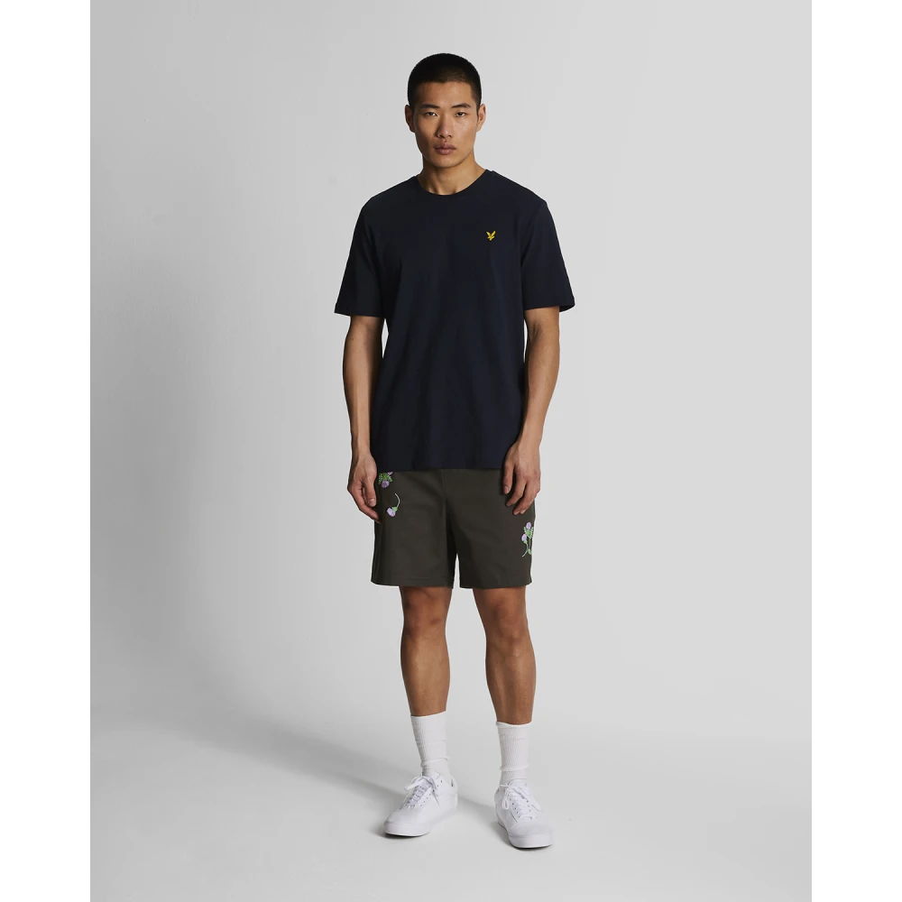Lyle & Scott Geborduurde Club Shorts Gray Heren