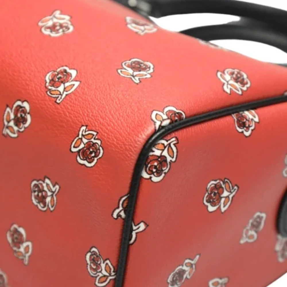 Coach Pre-owned Fabric handbags Orange Dames