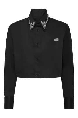Cropped Shirt LS Gothic