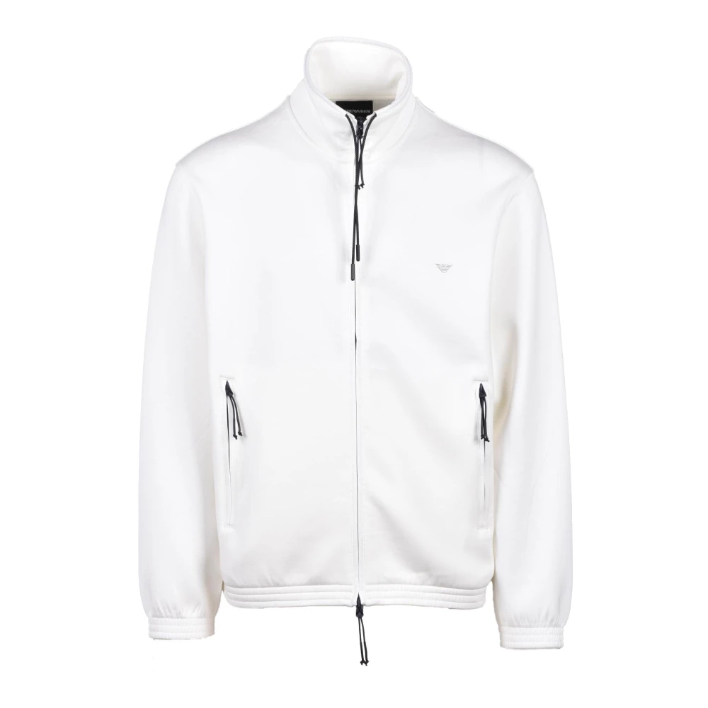 Emporio Armani Stijlvolle Sweater met Stretchstof Gray Heren