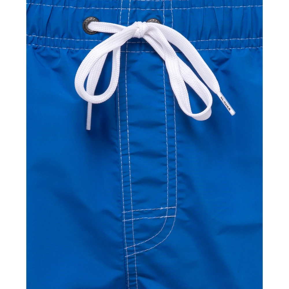 Sundek Regenboogblauwe Zwembroek Blue Heren
