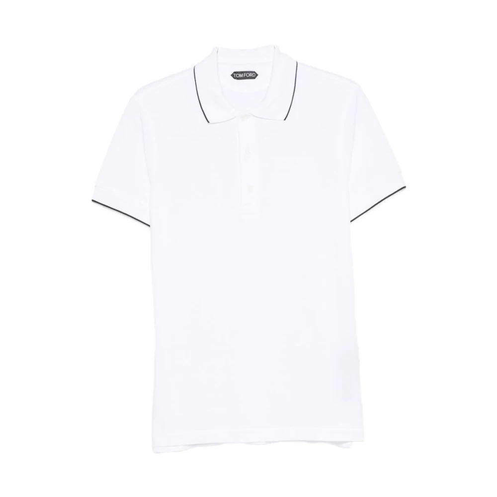 Tom Ford Uomo Bianco Top, L, New,