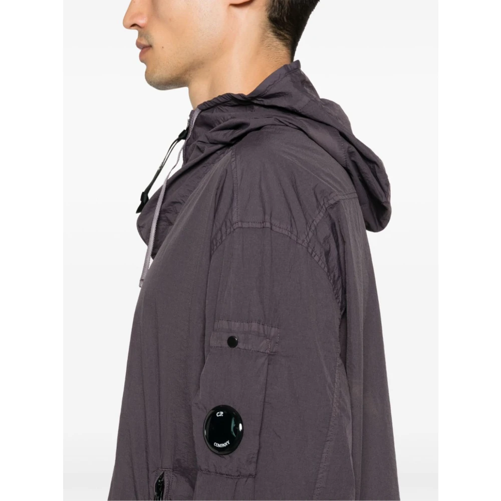 C.P. Company Gehoode Overshirt Jassen Gray Heren