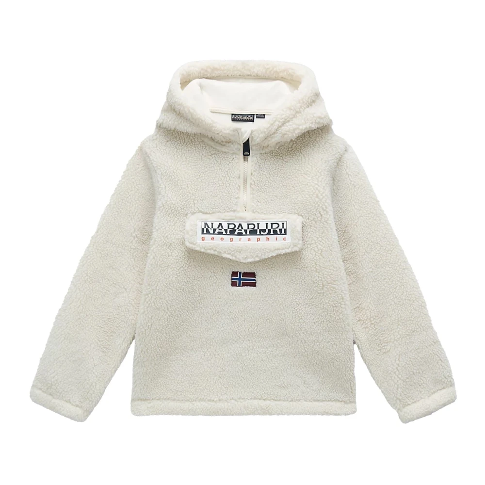 Napapijri Barns Burgee Huva Fleece Tröja Gray, Flicka