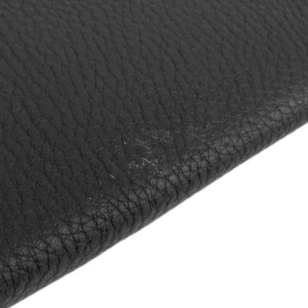 Fendi Vintage Pre-owned Leather wallets Black Dames