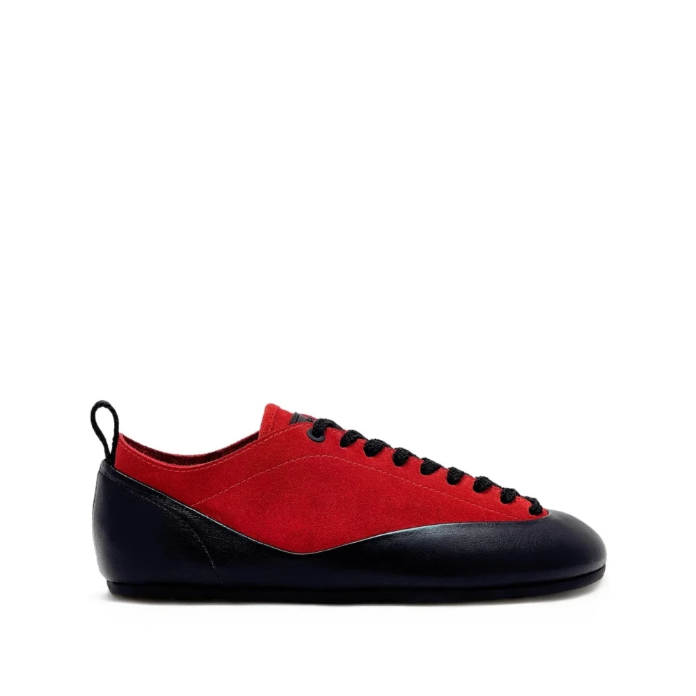 Proenza Schouler Arcadia Suede Sneakers Dames Schoenen Rood
