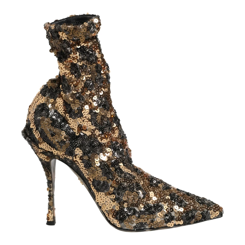 Dolce & Gabbana Women's Yellow Short Boots - Heeled Boots - 6 Uk - Shoes