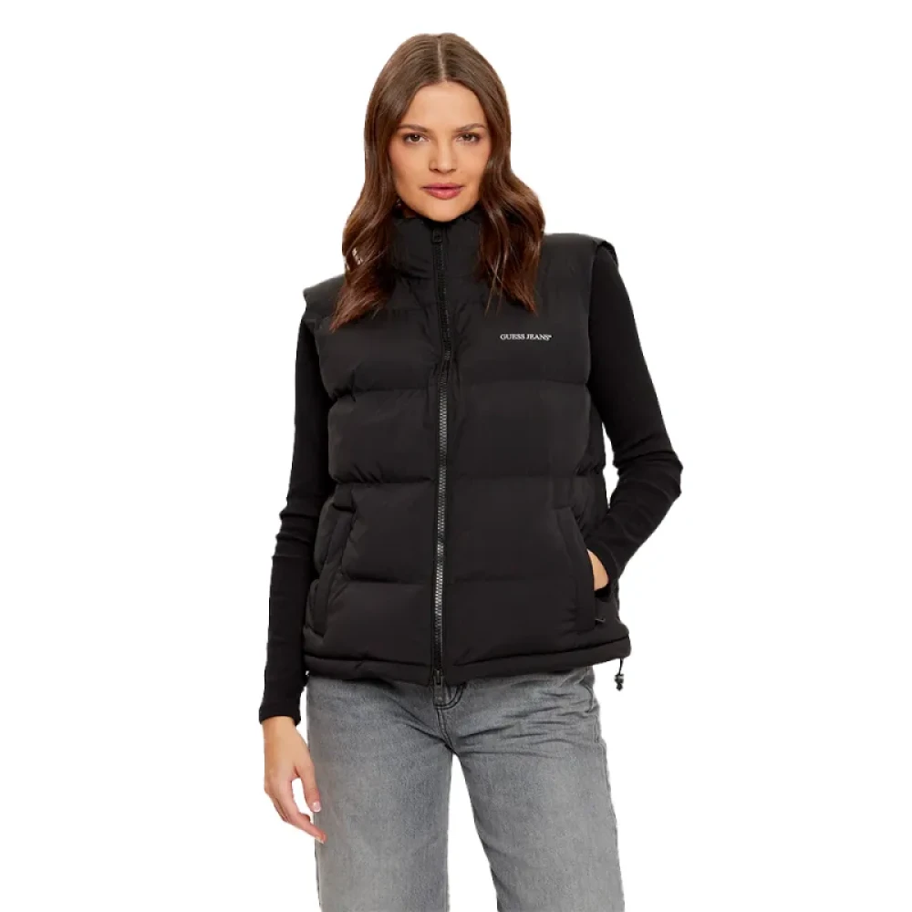 Guess - Jackets > Vests - Black - Guess - Modalova