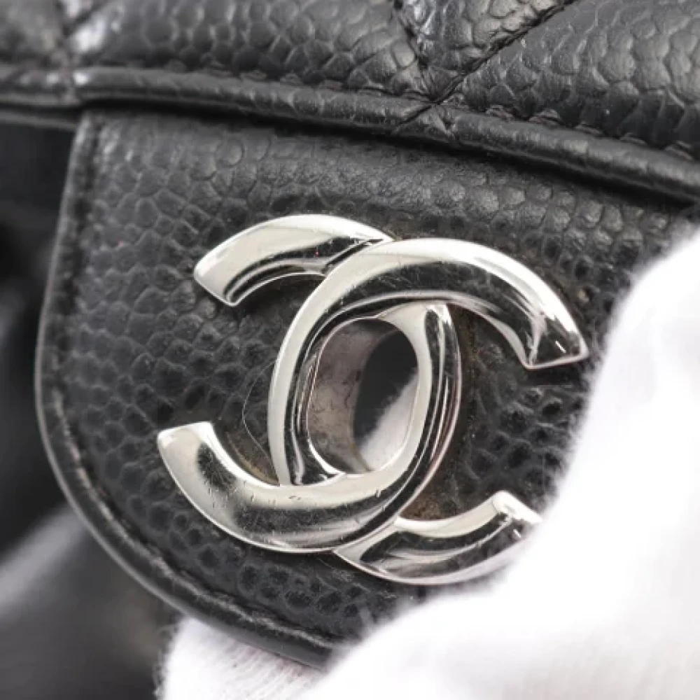 Chanel Vintage Pre-owned Leather chanel-bags Black Dames