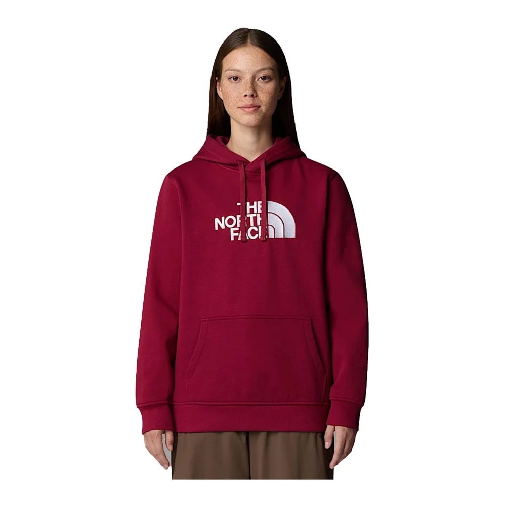 The North Face Rode Logo Hoodie Red Dames