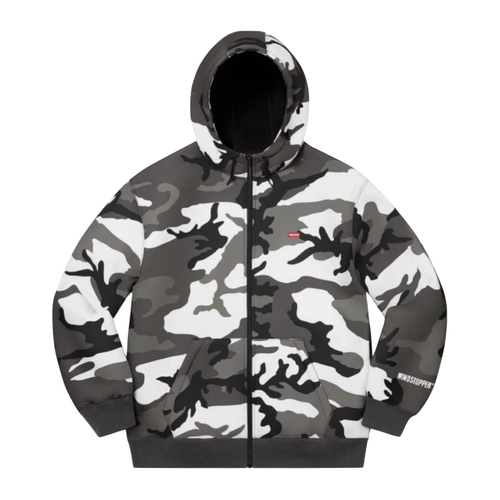 Supreme Snow Camo Windstopper Hoodie Limited Edition Multicolor Heren