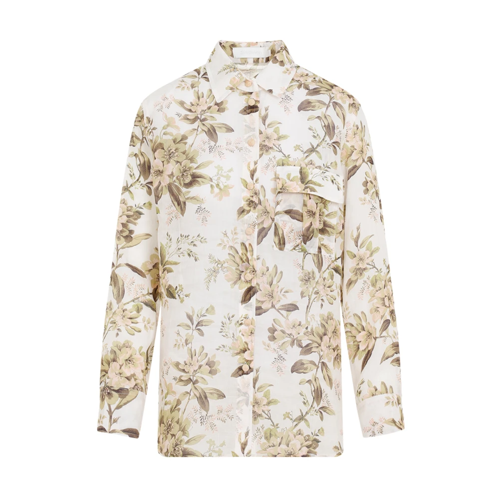 Zimmermann Bloemen Multicolor Overhemd Multicolor Dames