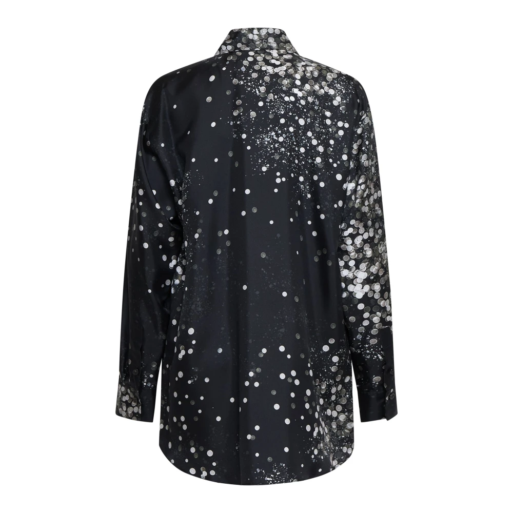 Alysi Zwarte Shirts Black Dames