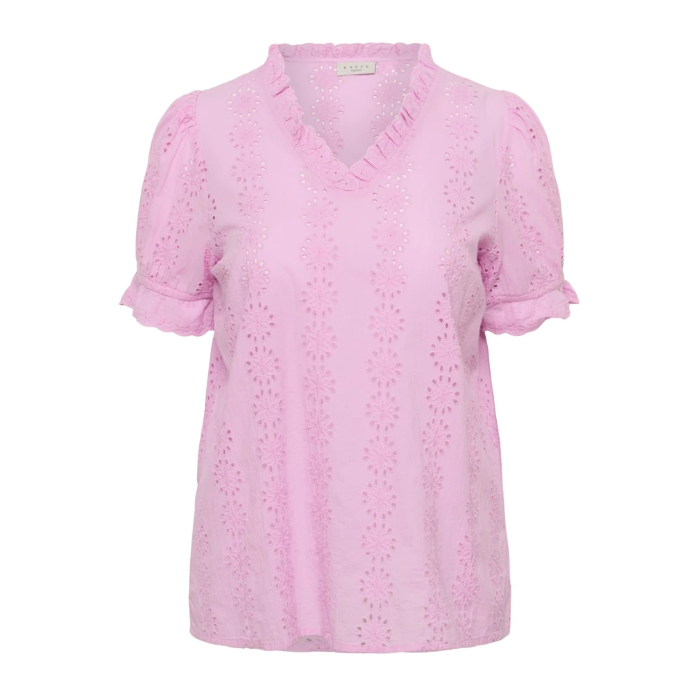 Kaffe Curve Women's Pink Blouse - Blouses - Xl - Blouses & Shirts