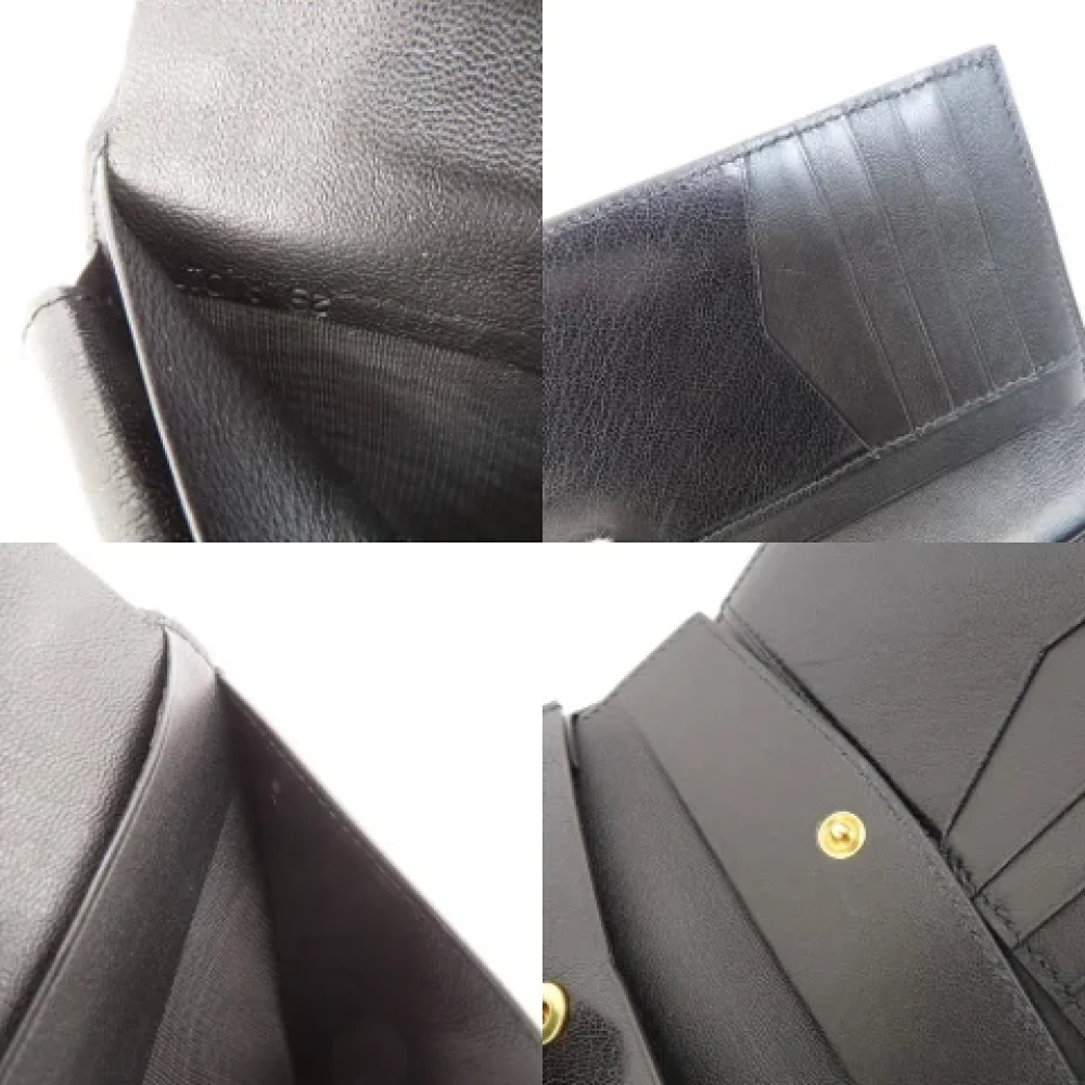 Givenchy Pre-owned Leather wallets Black Dames