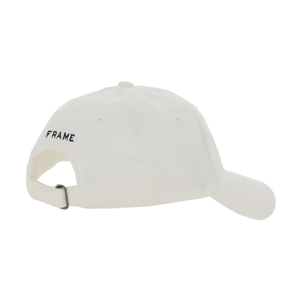 Frame Paris Witte Baseballpet met Logo White Dames