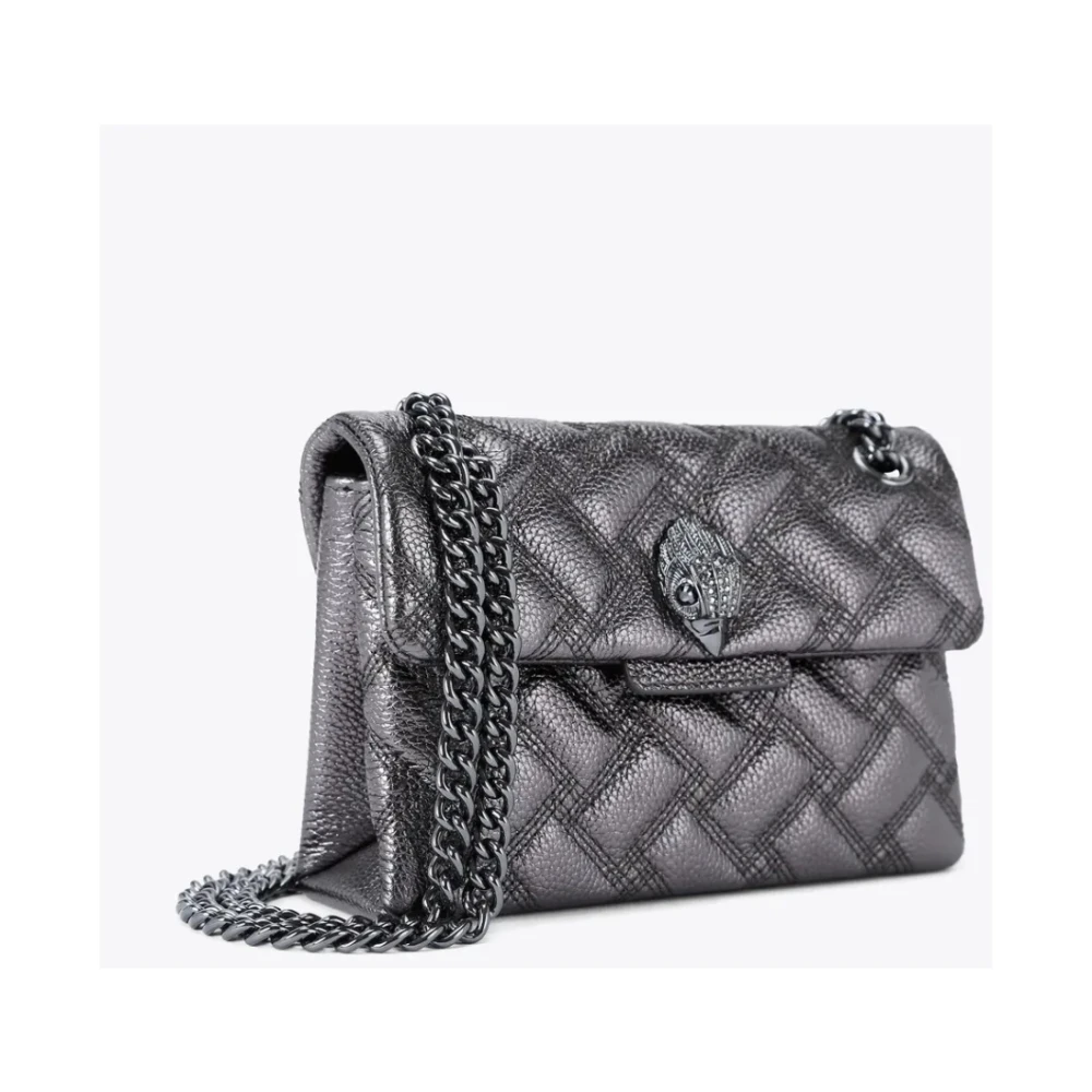 Kurt Geiger Mini Kensington Crossbody Tas Gray Dames