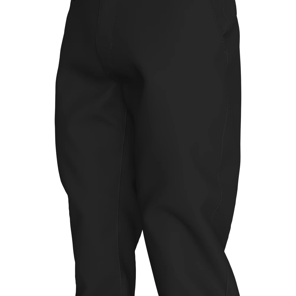 Calvin Klein Zwarte Broek Katoenen Stof Black Heren