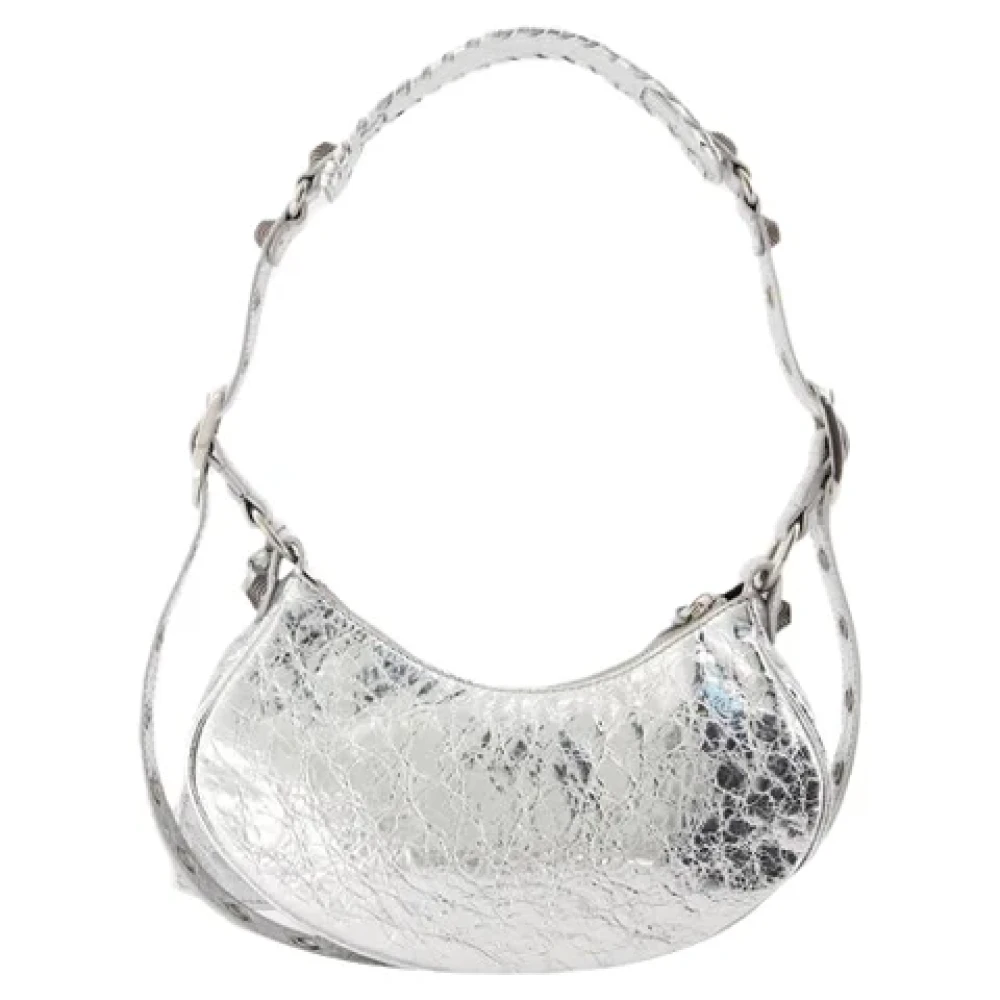 Balenciaga Leather crossbody-bags Gray Dames
