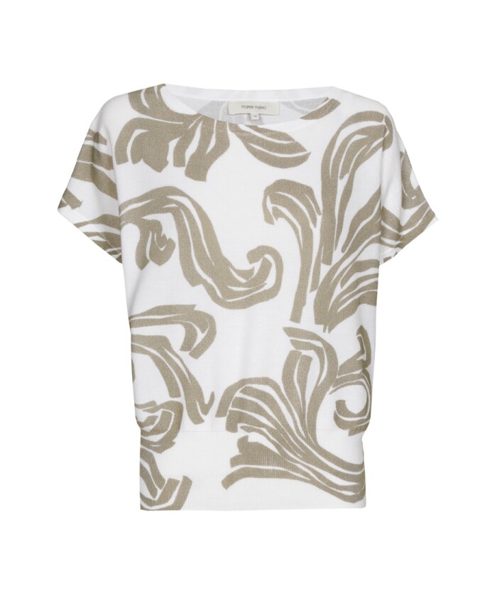 pull-blanc-a-motif-vert