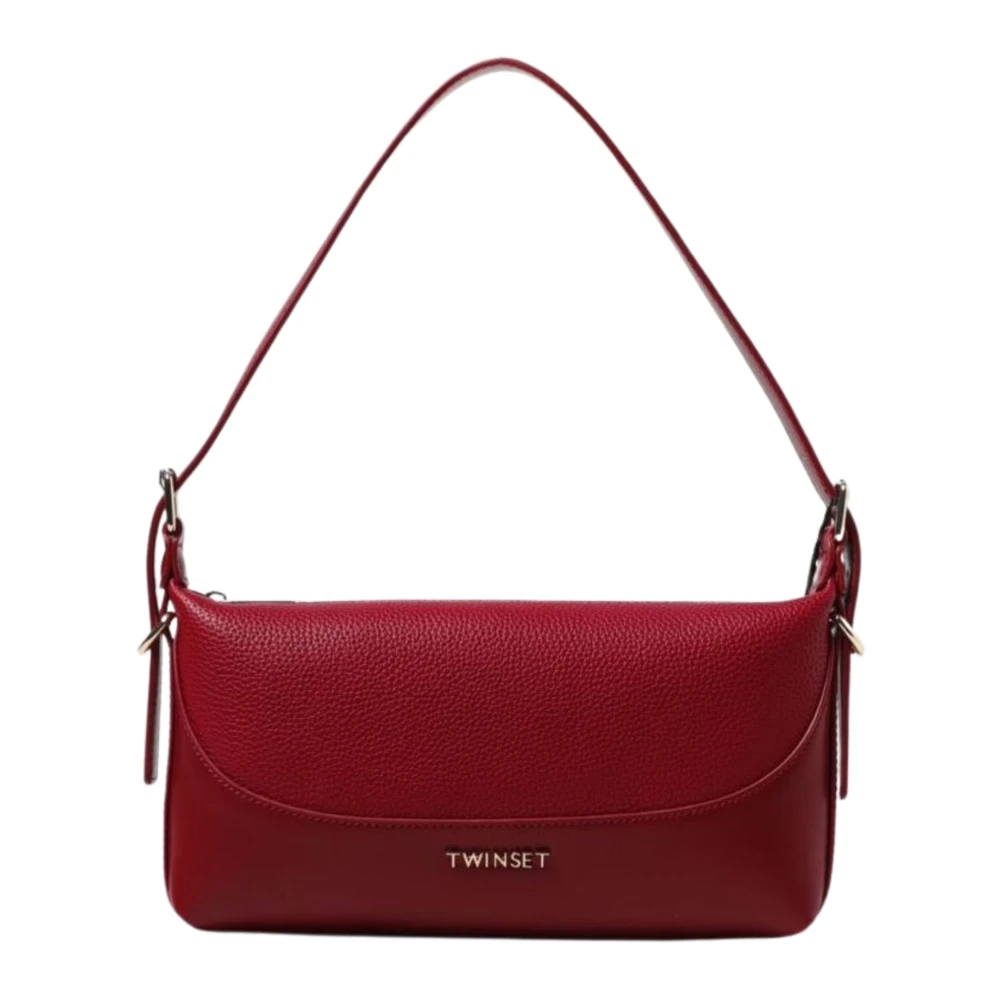 Twinset Rode Schoudertas met Ritssluiting Red Dames
