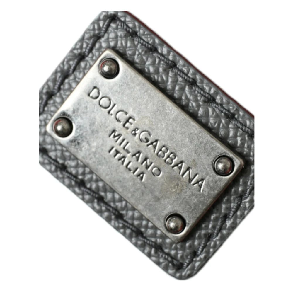 Dolce & Gabbana Elegante rode nylon-leren rugzak Red Heren