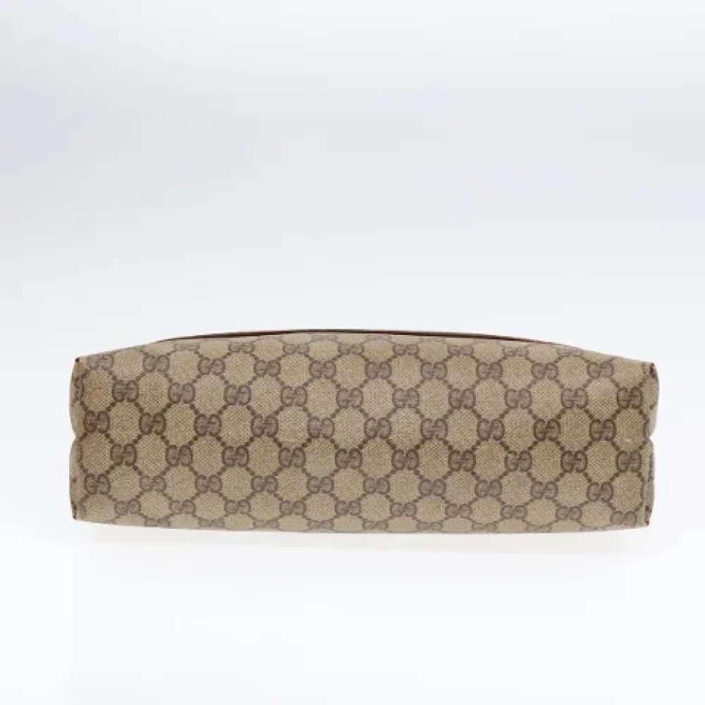 Gucci Vintage Pre-owned Leather totes Beige Dames