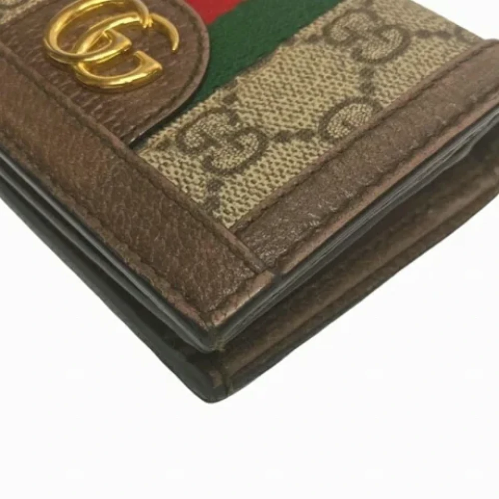 Gucci Vintage Pre-owned Leather wallets Brown Dames