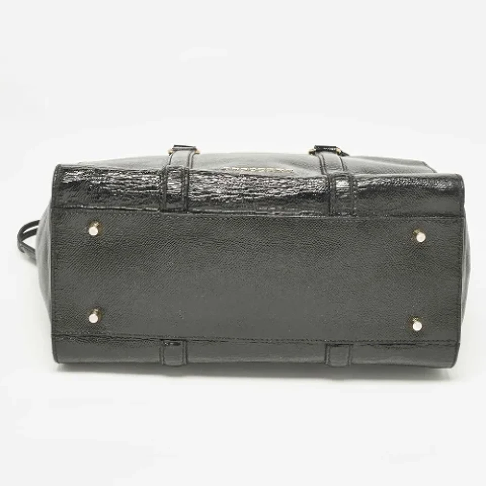 Burberry Vintage Pre-owned Leather handbags Black Dames