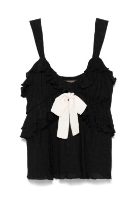 black-jacquard-bow-detailing-skirt