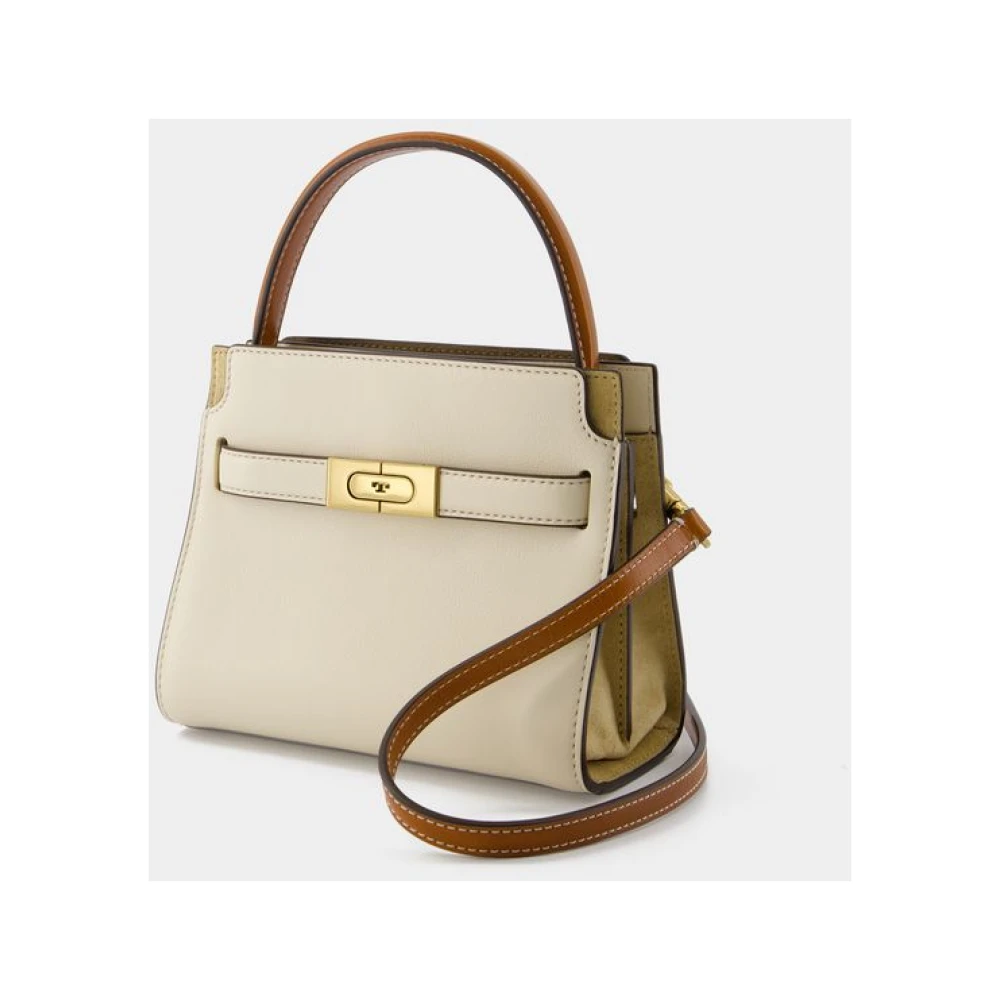 TORY BURCH Kleine Dubbele Tas in Neutraal Crème Beige Dames